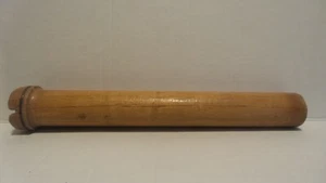 CARRETE DE BOBINA DE MADERA TEXTIL DE COLECCIÓN 14" *ARTESANÍA DE VELAS* ANTIGUO - Imagen 1 de 4