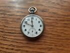 Vintage Chrome Plated Pocketwatch Working