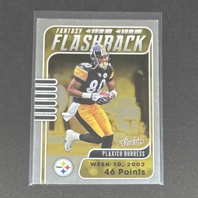 2020 Absolute Plaxico Burress FANTASY FLASHBACK Pittsburgh Steelers #FF-PB 🔥 - Image 1 of 2