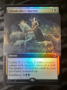 Ghoulcaller's Harvest Extended Art FOIL , Innistrad MH, LP , MTG ,FREE SHIPPING - Picture 1 of 5