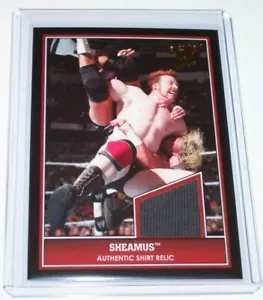 2013 Topps Best of WWE Camisa Reliquia Camiseta Memorabilia Sheamus The Bar ECW - Imagen 1 de 1