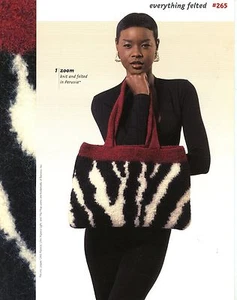 Berroco Knitting Pattern Booklet #265 Everything Felted -Bags, Coasters, Mitts + - Picture 1 of 9