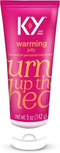 K-Y Warming Jelly Lube, Sensorial Personal Lubricant, Glycol Based Formula, 5 Fl - Picture 1 of 12
