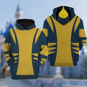 Disfraz Cosplay Inspirado en Wolverine Sudadera con Capucha 3D, Disfraz de Wolverine Halloween Sudadera con Capucha - Imagen 1 de 2