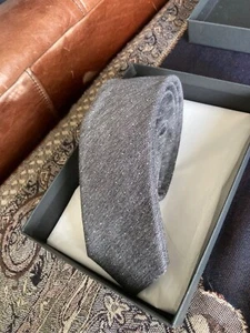 Dior Slim Tie hand made Signature embroidery - Picture 1 of 13