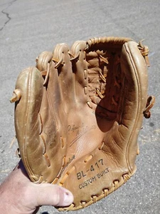 Vint Masterbilt LEATHER Baseball Glove LH Throw. EUC C pics Japan made Free ship - Picture 1 of 6