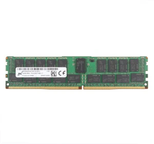 Micron 32GB PC4-2400T-RB1-11 2RX4 DDR4 2400Mhz REG-ECC Server Memory RAM DIMM #1 - Picture 1 of 6