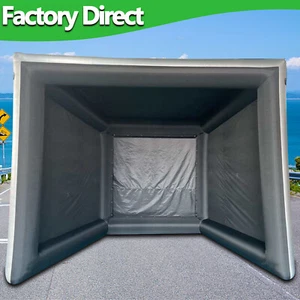 15ftx13ftx13ft Inflatable Golf Tent Oxford Simulator Tent With Blower - Picture 1 of 4