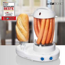 Macchina per Hot Dog maker e Bollitore per Uova 350W Clatronic HDM 3420 EK N