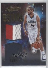 2015-16 Panini Absolute NBA Stars Materials Prime /25 Nicolas Batum #20