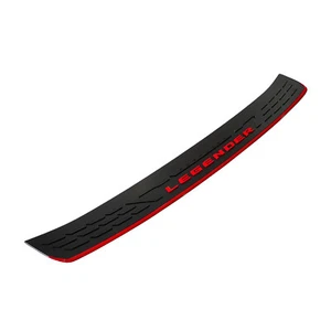 LEGENDER RED REAR BUMPER STEP DOOR SCUFF PLATE FOR TOYOTA FORTUNER 2015-2022 - Picture 1 of 11