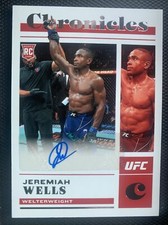 2023 Panini Chronicles UFC Jeremiah Wells Auto Rookie RC