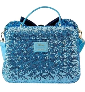 Disney Mickey Happy Hanukkah Dreidel Sequin Crossbody Bag Loungefly NEW - Picture 1 of 7
