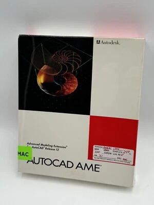 AutoCAD AME Release 2.1 Expansion For  AutoCAD 12 Autodesk For Macintosh 1994 - Image 1 of 3