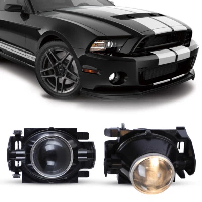 Pair Fog Lights Lamps For FORD MUSTANG 2011-2014 FUSION 2006-2012 FLEX 2009-2019 - Image 1 of 4