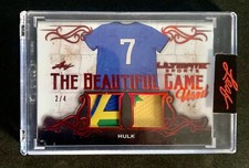 2021 Leaf Ultimate Sports - Hulk Sousa  # 2/4 Game  Used Memorabilia Card