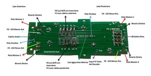 1001DM PCB Doppio Adattatore PCB per Locomotive ROCO E636 E646 E645 Prima serie - Imagen 1 de 3