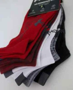 NEW Under Armour UA Essential Lite No Show Socks Youth 4.5-7 (6 Pairs) - Picture 1 of 8