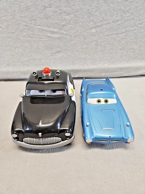 Cars RC Cars Sheriff And Fin RC Cars No Remotes (A14) - Image 1 of 4