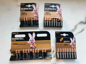 Duracell AAA Batteries Plus Power Alkaline Long Lasting LR03 Far Expiry - Picture 1 of 21