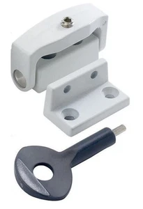 Cerraduras Yale P113 palanca cerradura de ventana de metal blanco paquete de 1 P-113-WE - Imagen 1 de 5