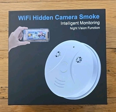 KESTAN Smoke Detector Camera WiFi 1080P Wireless Camera with Motion Detection