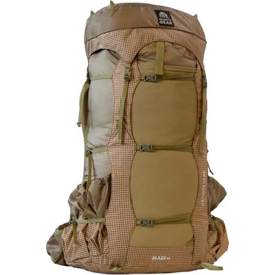 GRANITE GEAR Unisex Blaze 60 Regular Torso Clay/Brown Gingham/Walleye Backpack - Image 1 of 4