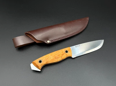 Нож Helle Utvær — ручной работы в Норвегии — сталь Sandvik 12C27, вьющаяся березовая ручка - Изображение 1 из 4