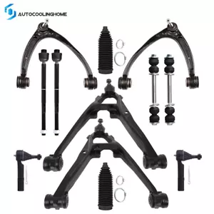 Front Upper & Lower Control Arm Tie Rod End For 2007-2013 Chevy Silverado 1500 - Picture 1 of 14