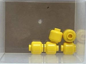 Piezas LEGO - Minifigura Amarilla, Cabeza (Lisa) - No 3626c - Cantidad 5 - Imagen 1 de 1