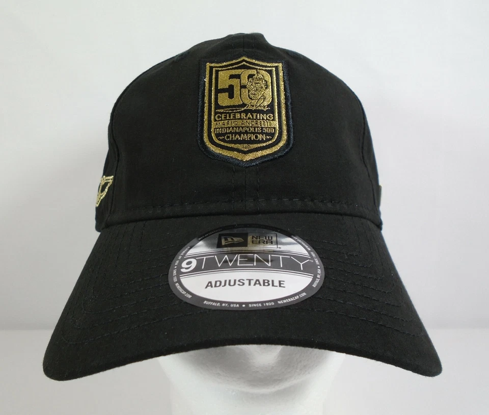 Celebrating Mario Andretti 50th Anniversary 1969 Indy 500 Champion Hat Black IMS