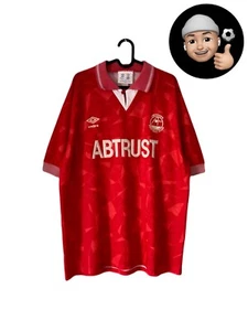 1990 1992 Aberdeen Scotland Umbro Retro Vintage Home Kit Soccer Jersey Shirt Tee - Picture 1 of 11
