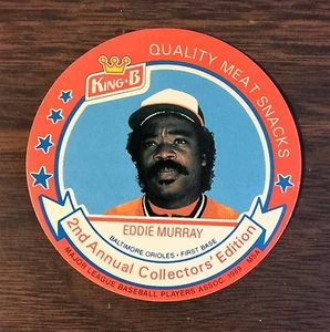1989 King B Collectors' Edition Discs #2 EDDIE MURRAY Baltimore Orioles F6017321 - Picture 1 of 12