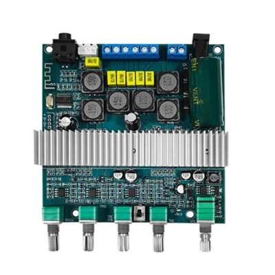 Bluetooth 5.0 TPA3116 Subwoofer Amplifier Audio Board 2.1 HIFI 200W 12V-24V - Image 1 of 4