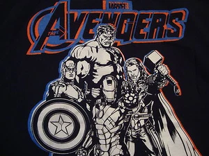 The Avengers Modern Marvels Comic Characters Black T Shirt M - Picture 1 of 2