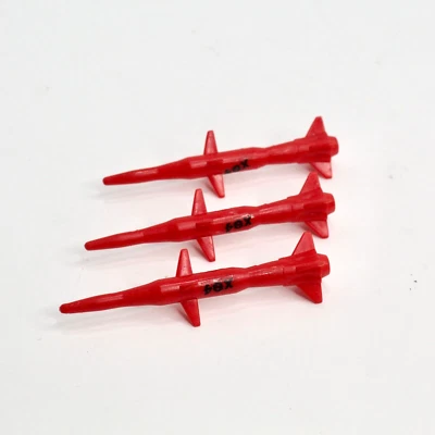 Original GI Joe Cobra Night Attack Stinger Missiles Lot of 3 Vintage 1984 Parts - Image 1 of 4