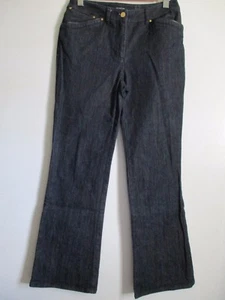 Jones New York Jeans Signature Stretch dunkle Waschung Kunstlederbesatz Damengröße 4 - Bild 1 von 9
