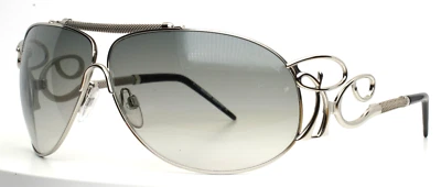 Gafas de sol ROBERTO CAVALLI Beid 850S E98 plateadas para mujer aviador degradadas 70-8-115 Foto 1 de 4