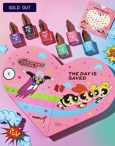 Mooncat X The POWERPUFF Girls Collector’s Boxed Set 6 Polishes, Box, Stickers - Picture 1 of 7