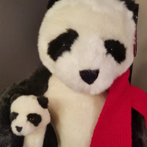 Gund 16 Inch Panda Bear Baby Panda National Zoo Plush Wish Bear 2001 EUC Gift - Bild 1 von 10