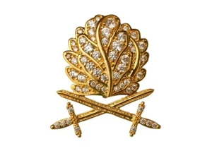 Gold/silver oak leaves with swords and diamonds for the Knight's Cross. Germany - Picture 1 of 9