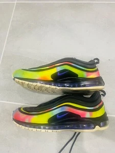 Nike Air Max 97 Tie-Dye Rainbow Sneakers CK0841-001 Mens Size 12US - Picture 1 of 4