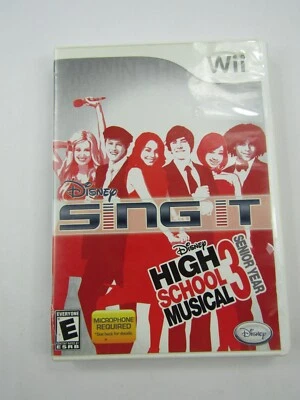 Videojuego Disney Sing It High School Musical 3 Senior Year Nintendo Wii en caja original Foto 1 de 4