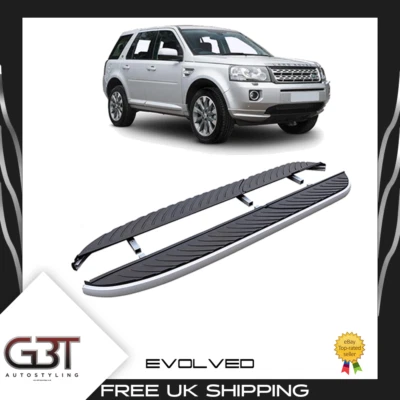 SIDE STEPS RUNNING BOARDS FOR LAND ROVER FREELANDER 2 NEW OEM STYLE 2006-2014 UK - Image 1 of 4