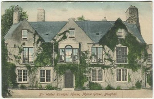 SIR WALTER RALEIGH'S HOUSE, MYRTLE GROVE, YOUGHAL - Co Cork Postal - Imagen 1 de 2