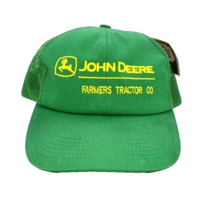 John Deere Mens Hat Lebanon Fairfield Ohio K Products Snap Back Green NWT New - Picture 1 of 6