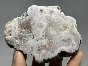 Pink Amethyst Quartz 1 Side Polished 4.6oz Brazil Crystal S7 - Picture 1 of 12