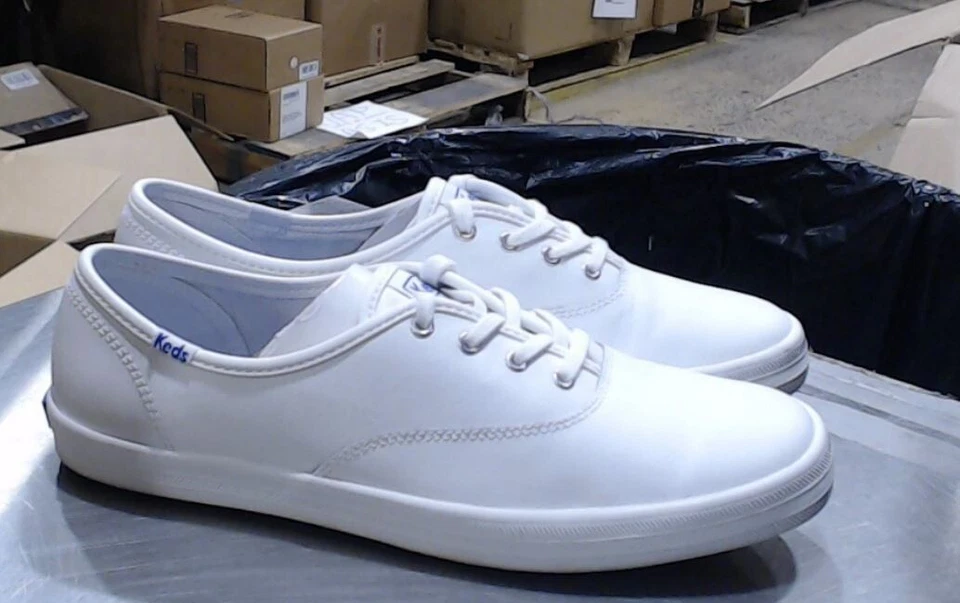 Used - Keds Womens Champion Originals Leather White WH45750 US Size 8 - Image 1 of 1