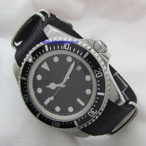 42mm Parnis 2813 Movimiento Auaomatic Hombre Fecha Reloj Trasero Esfera Luminosa - Imagen 1 de 10