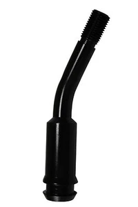Palanca de cambios NEGRO 5" CURVA DOBLADA extensión extensor para ROVER - Imagen 1 de 1